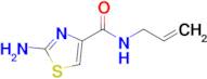 2-amino-N-(prop-2-en-1-yl)-1,3-thiazole-4-carboxamide