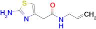 2-(2-amino-1,3-thiazol-4-yl)-N-(prop-2-en-1-yl)acetamide