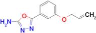 5-[3-(prop-2-en-1-yloxy)phenyl]-1,3,4-oxadiazol-2-amine