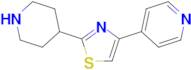 2-(Piperidin-4-yl)-4-(pyridin-4-yl)thiazole