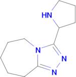 3-(Pyrrolidin-2-yl)-6,7,8,9-tetrahydro-5h-[1,2,4]triazolo[4,3-a]azepine