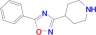 5-Phenyl-3-(piperidin-4-yl)-1,2,4-oxadiazole