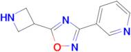 5-(Azetidin-3-yl)-3-(pyridin-3-yl)-1,2,4-oxadiazole