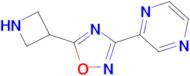 5-(Azetidin-3-yl)-3-(pyrazin-2-yl)-1,2,4-oxadiazole