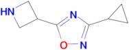 5-(Azetidin-3-yl)-3-cyclopropyl-1,2,4-oxadiazole