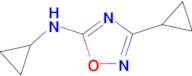 n,3-Dicyclopropyl-1,2,4-oxadiazol-5-amine