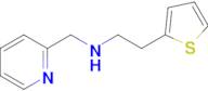 n-(Pyridin-2-ylmethyl)-2-(thiophen-2-yl)ethan-1-amine