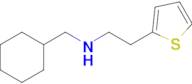 n-(Cyclohexylmethyl)-2-(thiophen-2-yl)ethan-1-amine