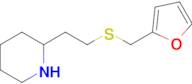 2-(2-((Furan-2-ylmethyl)thio)ethyl)piperidine