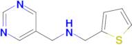 1-(Pyrimidin-5-yl)-N-(thiophen-2-ylmethyl)methanamine