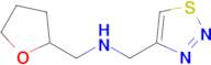 n-((1,2,3-Thiadiazol-4-yl)methyl)-1-(tetrahydrofuran-2-yl)methanamine