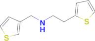 2-(Thiophen-2-yl)-N-(thiophen-3-ylmethyl)ethan-1-amine