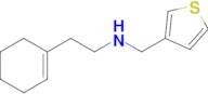 2-(Cyclohex-1-en-1-yl)-N-(thiophen-3-ylmethyl)ethan-1-amine