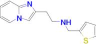 2-(Imidazo[1,2-a]pyridin-2-yl)-N-(thiophen-2-ylmethyl)ethan-1-amine