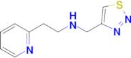 n-((1,2,3-Thiadiazol-4-yl)methyl)-2-(pyridin-2-yl)ethan-1-amine