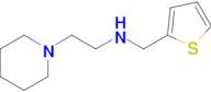 2-(Piperidin-1-yl)-N-(thiophen-2-ylmethyl)ethan-1-amine