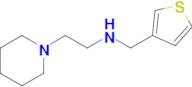 2-(Piperidin-1-yl)-N-(thiophen-3-ylmethyl)ethan-1-amine