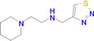 n-((1,2,3-Thiadiazol-4-yl)methyl)-2-(piperidin-1-yl)ethan-1-amine