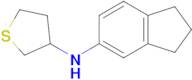 n-(2,3-Dihydro-1h-inden-5-yl)tetrahydrothiophen-3-amine