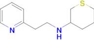 n-(2-(Pyridin-2-yl)ethyl)tetrahydro-2h-thiopyran-3-amine