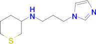 n-(3-(1h-Imidazol-1-yl)propyl)tetrahydro-2h-thiopyran-3-amine