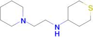 n-(2-(Piperidin-1-yl)ethyl)tetrahydro-2h-thiopyran-4-amine