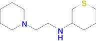 n-(2-(Piperidin-1-yl)ethyl)tetrahydro-2h-thiopyran-3-amine