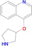 4-(Pyrrolidin-3-yloxy)quinoline