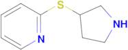 2-(Pyrrolidin-3-ylthio)pyridine