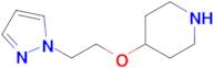 4-(2-(1h-Pyrazol-1-yl)ethoxy)piperidine