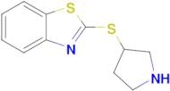 2-(Pyrrolidin-3-ylthio)benzo[d]thiazole