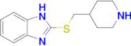 2-((Piperidin-4-ylmethyl)thio)-1h-benzo[d]imidazole
