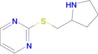 2-((Pyrrolidin-2-ylmethyl)thio)pyrimidine