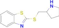 2-((Pyrrolidin-2-ylmethyl)thio)benzo[d]thiazole