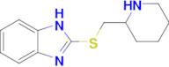 2-((Piperidin-2-ylmethyl)thio)-1h-benzo[d]imidazole