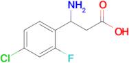 3-Amino-3-(4-chloro-2-fluorophenyl)propanoic acid