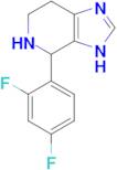 4-(2,4-Difluorophenyl)-4,5,6,7-tetrahydro-3h-imidazo[4,5-c]pyridine