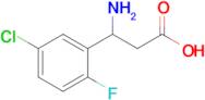 3-Amino-3-(5-chloro-2-fluorophenyl)propanoic acid