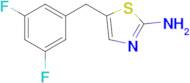 5-[(3,5-difluorophenyl)methyl]-1,3-thiazol-2-amine