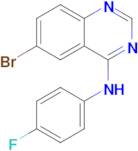 6-Bromo-N-(4-fluorophenyl)quinazolin-4-amine