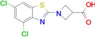 1-(4,6-Dichlorobenzo[d]thiazol-2-yl)azetidine-3-carboxylic acid