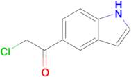 2-Chloro-1-(1h-indol-5-yl)ethan-1-one