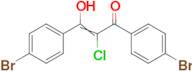 1,3-bis(4-bromophenyl)-2-chloro-3-hydroxyprop-2-en-1-one