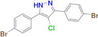 3,5-Bis(4-bromophenyl)-4-chloro-1h-pyrazole