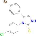 5-(4-bromophenyl)-1-(4-chlorophenyl)-2,3-dihydro-1H-imidazole-2-thione