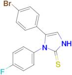 5-(4-bromophenyl)-1-(4-fluorophenyl)-2,3-dihydro-1H-imidazole-2-thione