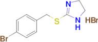 2-((4-Bromobenzyl)thio)-4,5-dihydro-1h-imidazole hydrobromide