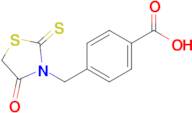 4-((4-Oxo-2-thioxothiazolidin-3-yl)methyl)benzoic acid