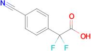 2-(4-Cyanophenyl)-2,2-difluoroacetic acid
