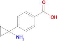 4-(1-Aminocyclopropyl)benzoic acid